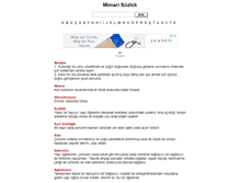 Tablet Screenshot of mimarisozluk.com